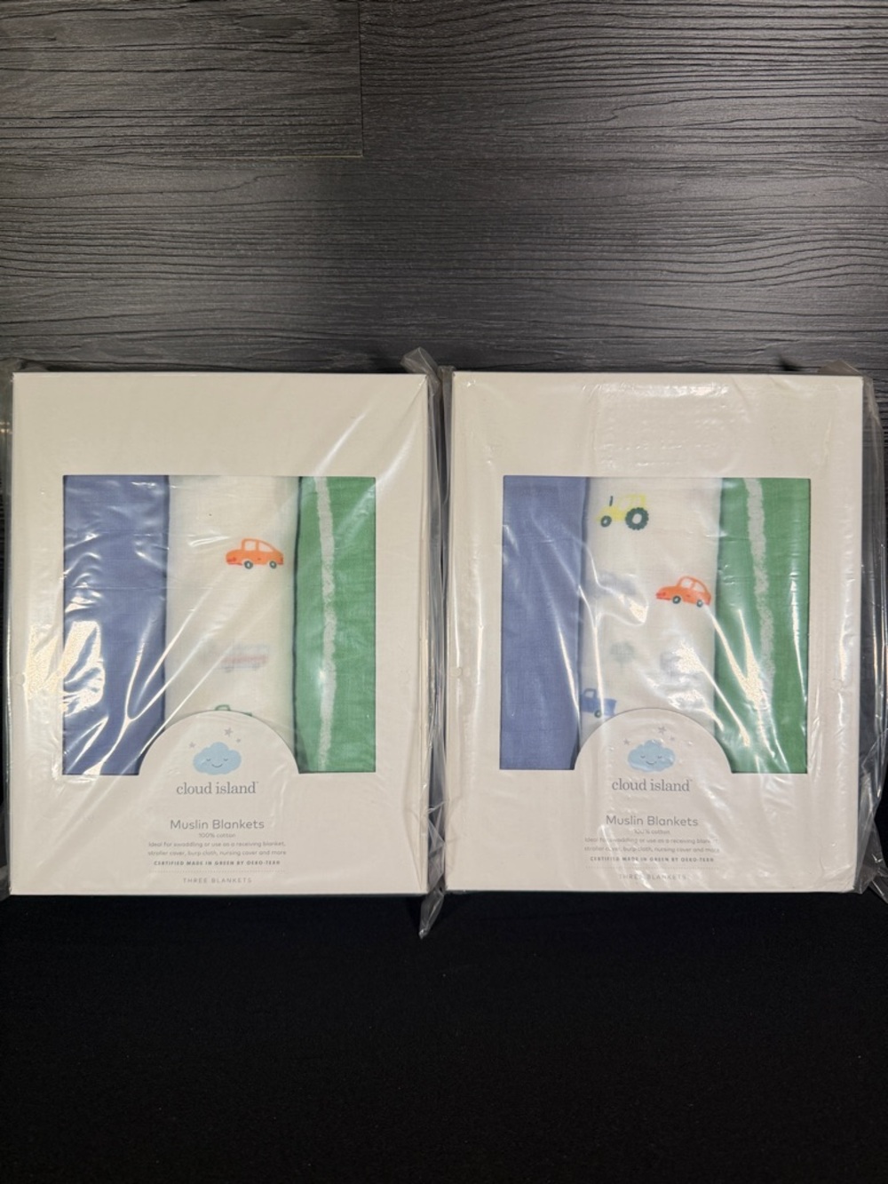🚗 NIB Bundle: 6 Cloud Island Muslin Swaddle Blankets - Target Exclusive
